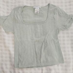 And Now This size juniors s/m green